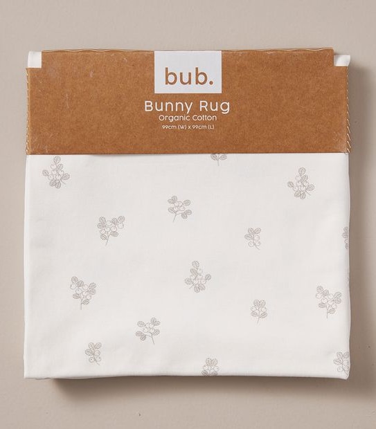 bub. Organic Cotton Bunny Rug