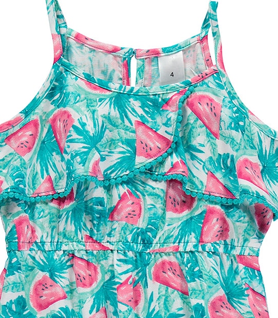 Watermelon Print Maxi Dress