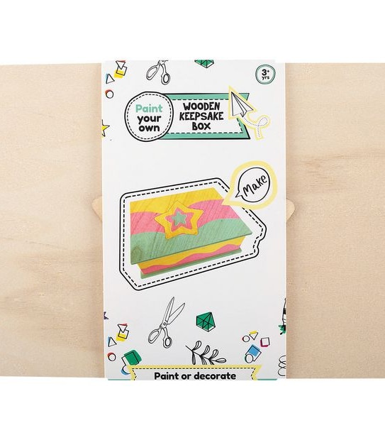 Paint Your Own - Wooden Keepsake Box