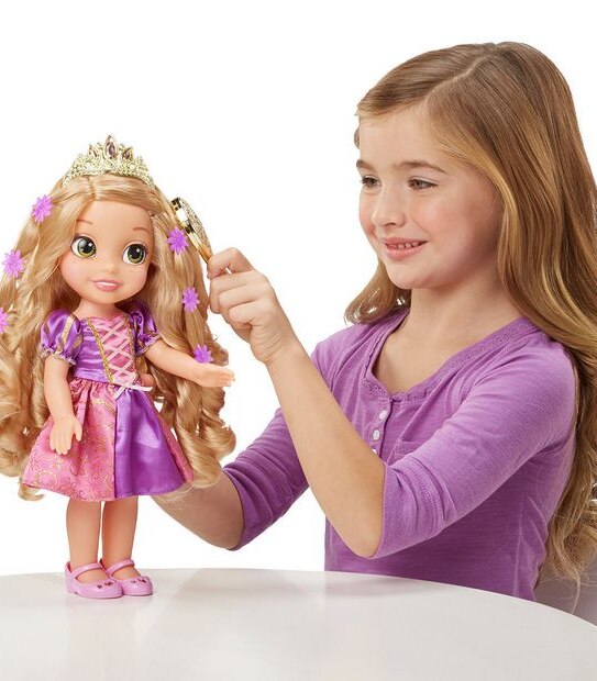 Disney Princess Hair Glow Rapunzel Doll