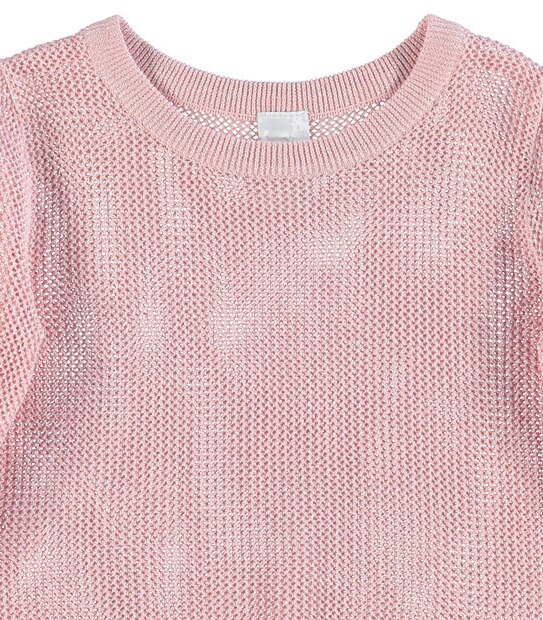 Metallic Knit Pullover