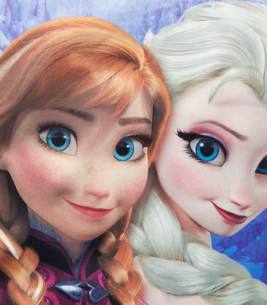 Girls' Frozen Short Sleeve Print T-Shirt