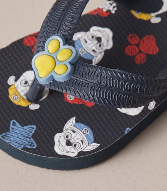 Kids Junior Paw Patrol Backstrap Recycled Thongs