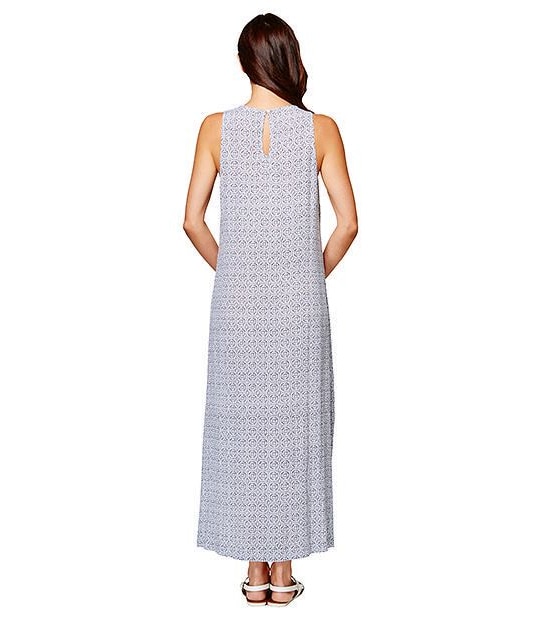 Maxi Dress - Geo Tile Print