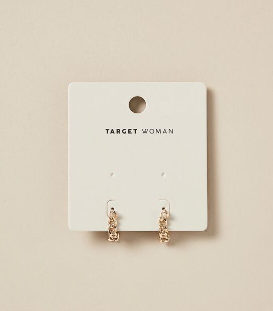 Drop Chain Earrings - Gold