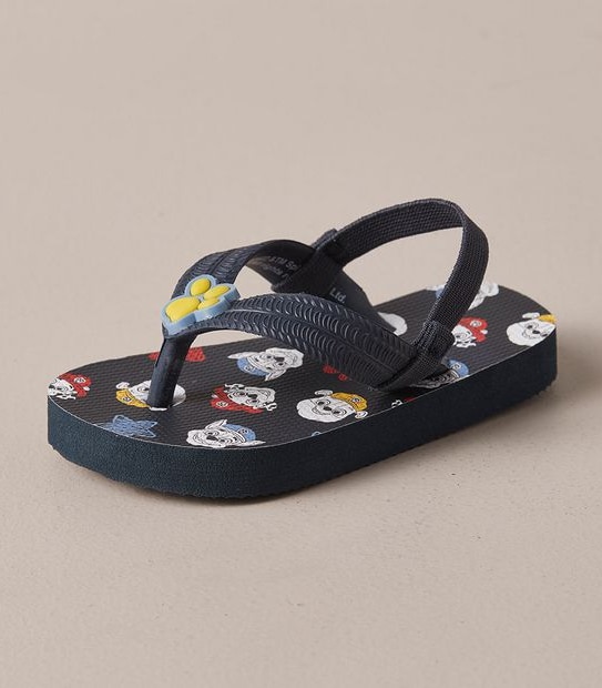 Kids Junior Paw Patrol Backstrap Recycled Thongs