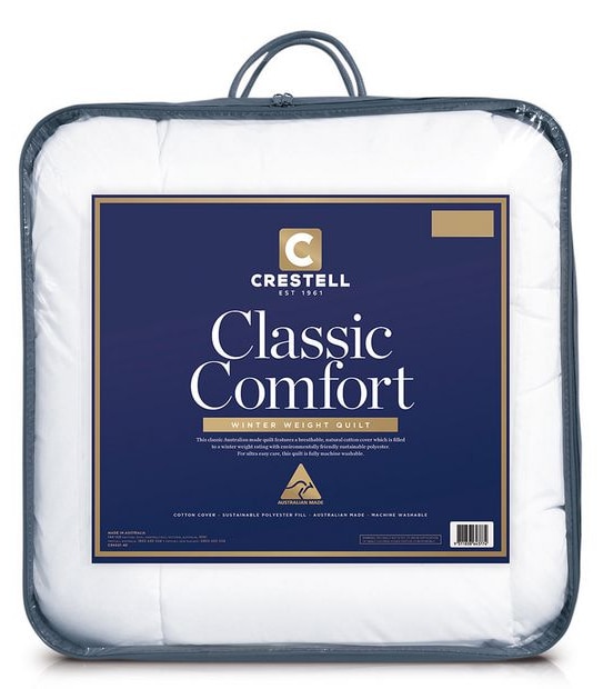 Crestell Classic Comfort Winter Weight Quilt - King Bed