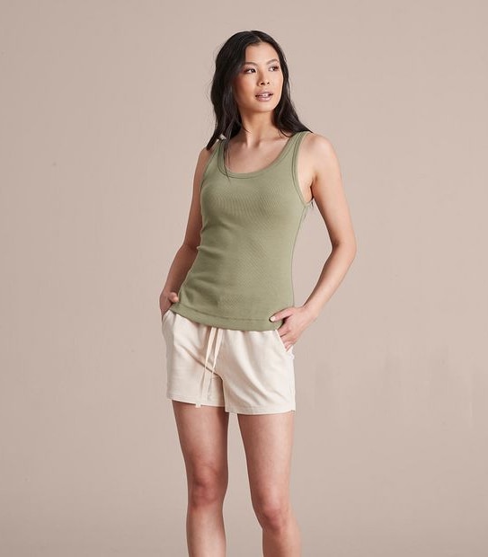 Organic Cotton Ribbed Tank Top