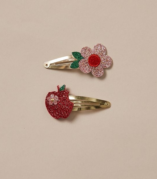 2 Pack Disney Princess Licensed Snow White Hair Clips 