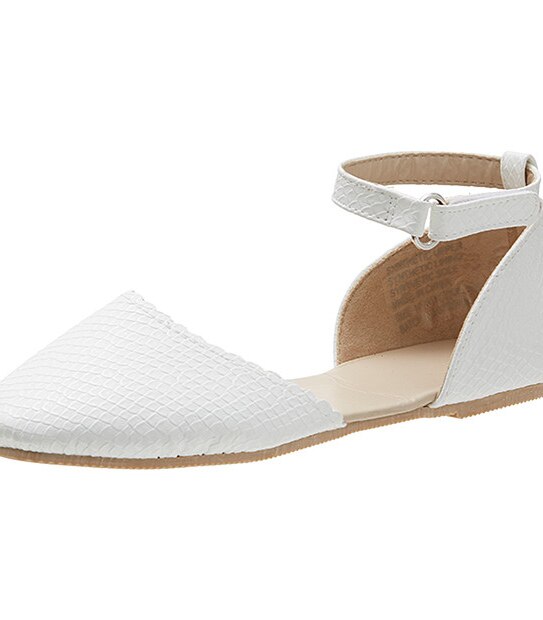 Ezra Ballet Flats - White