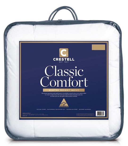 Crestell Classic Comfort Winter Weight Quilt - Single Bed