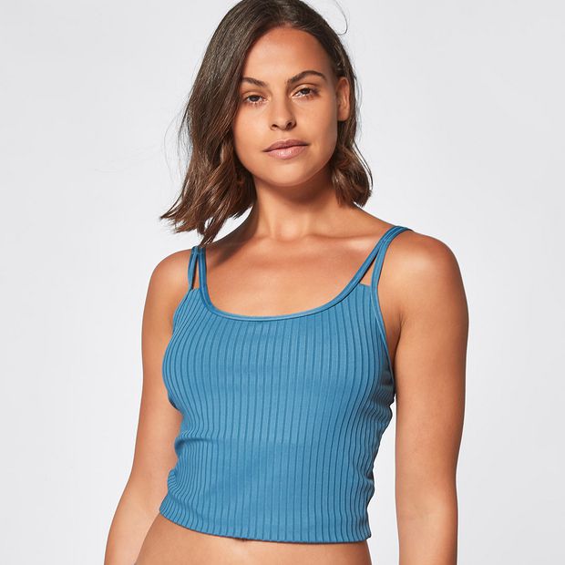 cropped tankini top