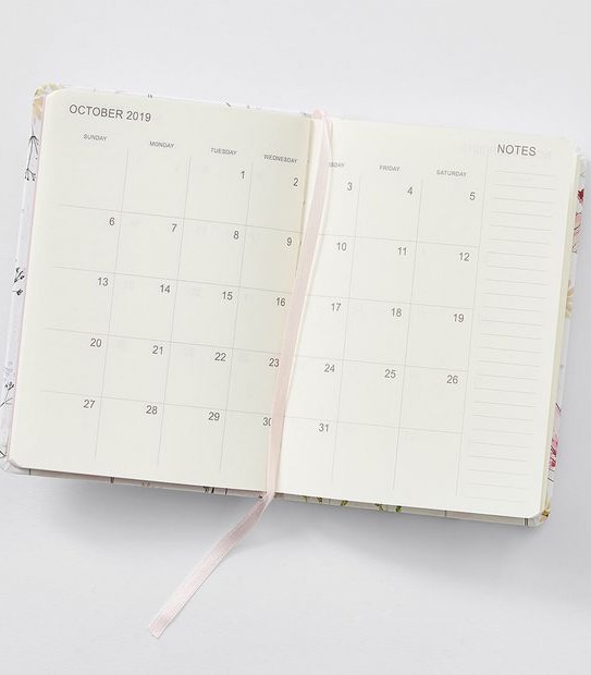 A6  Hardcover 2019 Diary - Meadow Floral