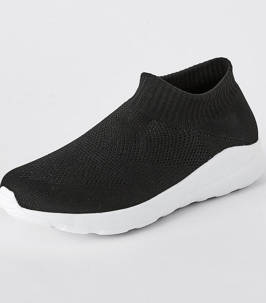 Ash Slip On Sneakers - Black/White