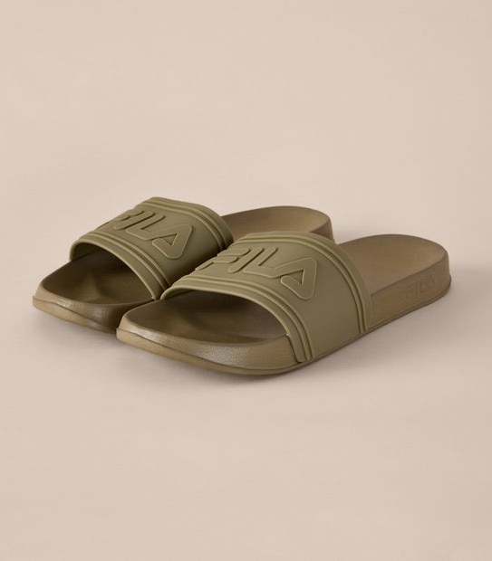 Fila Mens Sampson Slides - Khaki