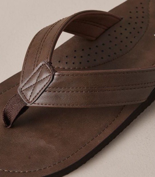M SAMUEL BROWN VEGAN PU THONG  SIZE 7-12
