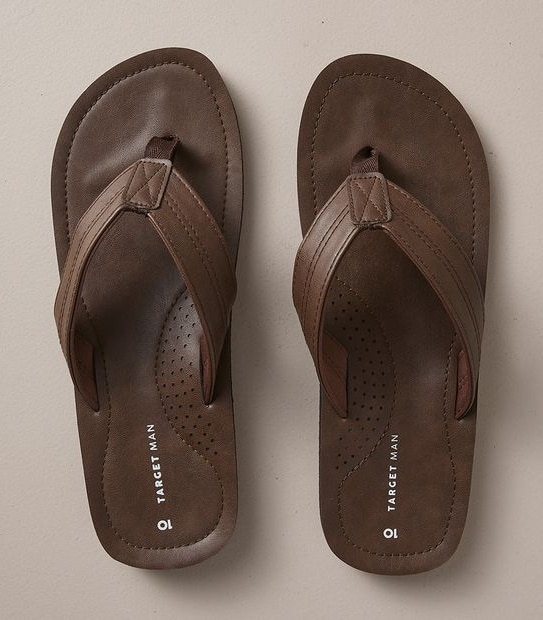 M SAMUEL BROWN VEGAN PU THONG  SIZE 7-12