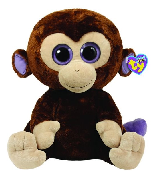 Ty Beanie Boo's Large Coconut Brown Monkey