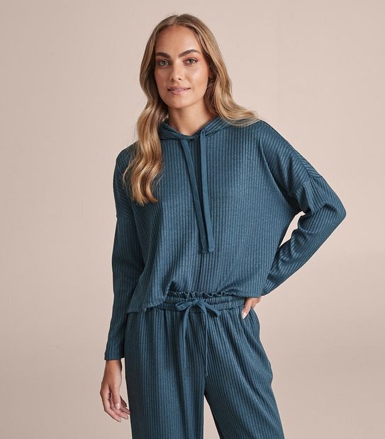 Hooded Lounge Top