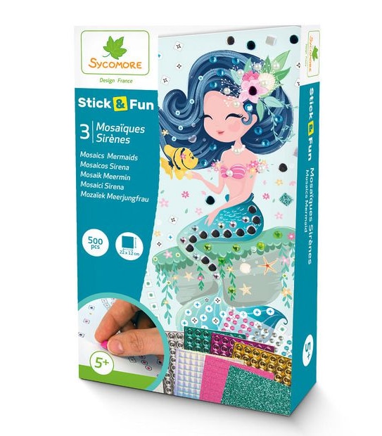 Sycomore Stick & Fun Mosaic Mermaids