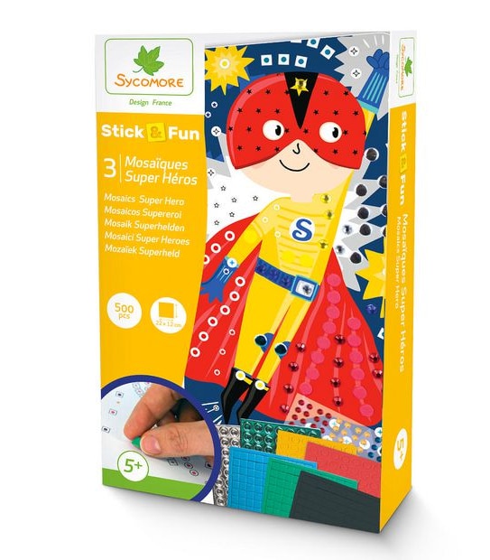 Sycomore Stick & Fun Mosaic Superhero