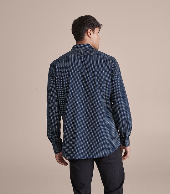 Preview Dot Print Long Sleeve Shirt