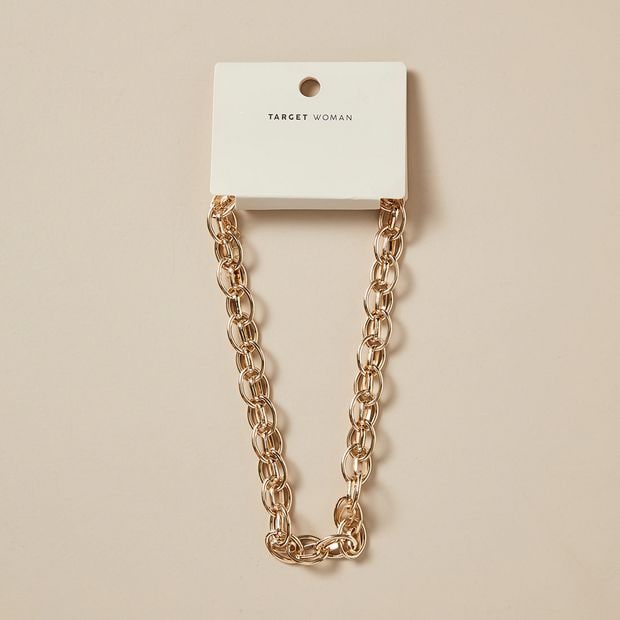 Target gold store necklace