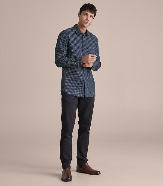 Preview Dot Print Long Sleeve Shirt