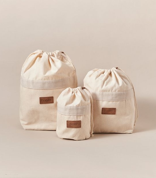 3 Pack Pantry Storage Bags