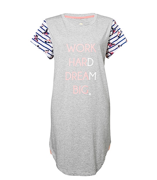 Dannii Minogue Petites Work Hard Dream Big Pyjama Set