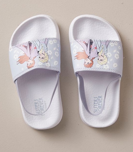 Kids Junior Disney Frozen Backstrap Slides