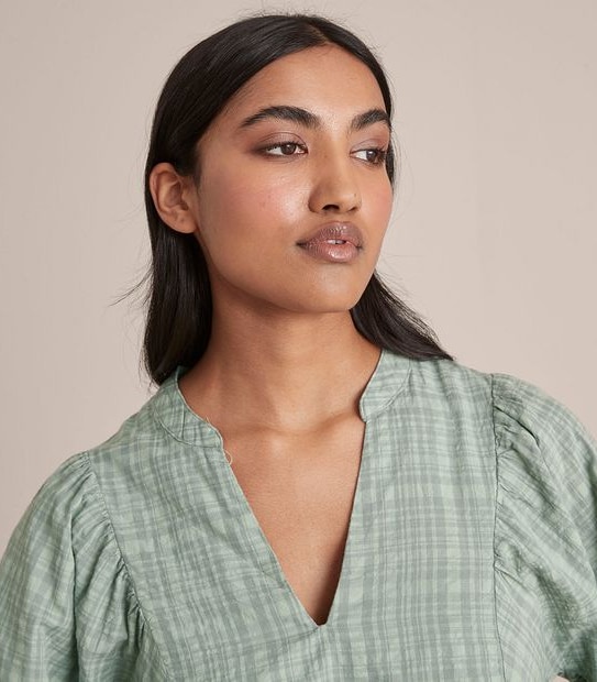 Gathered Peplum Blouse 2 of 5