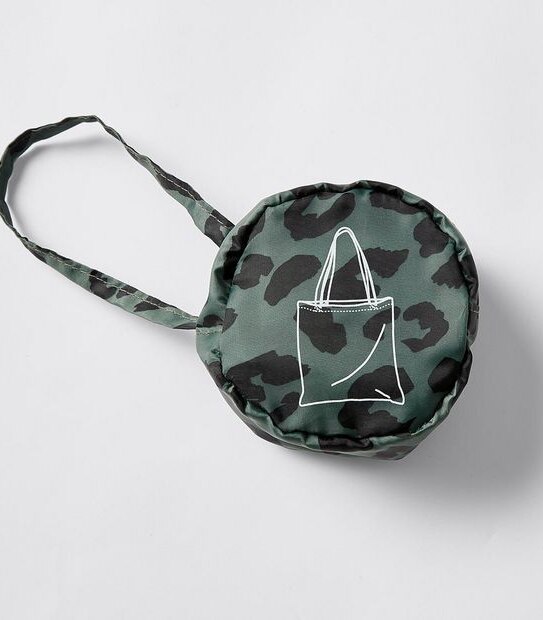 Round Fold Up Shopper Tote 