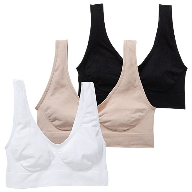 3 Pack Comfort Crop, Style:KC0711 3 Pack Comfort Crop, Style:KC0711