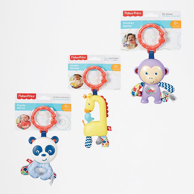 fisher price monkey rattle