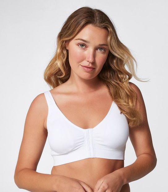 Seamfree Post Surgery Bra - White