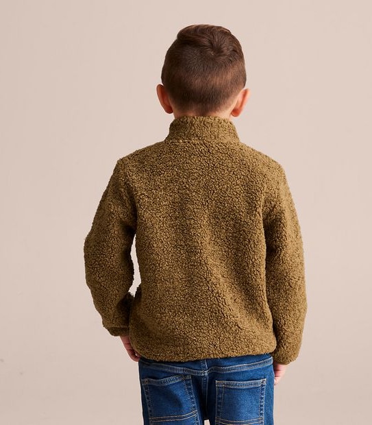 Zip Thru Teddy Fleece Jacket