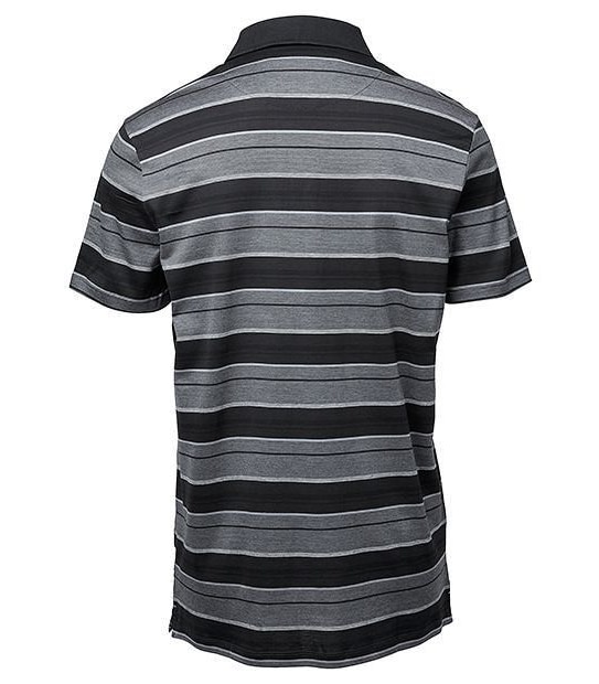 Limited Editions Striped Polo Top - Charcoal Black 2 of 3
