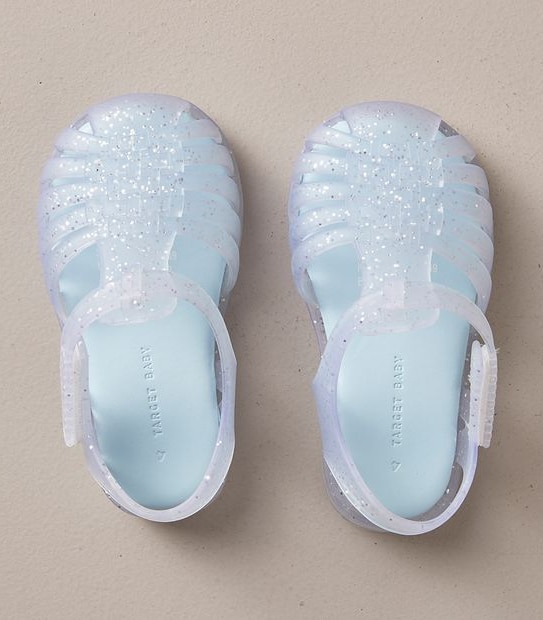 G FW JELLY SILVER GLITTER FISHERMAN  SIZE 3-7
