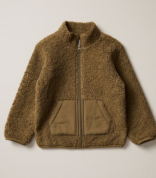 Zip Thru Teddy Fleece Jacket