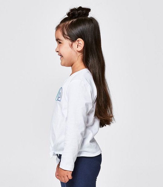 Fila Rainbow Long Sleeve Top - White
