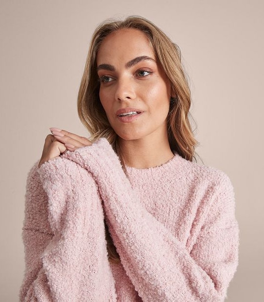 Boucle Crew Neck Jumper