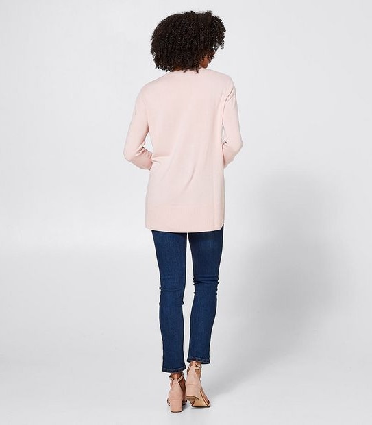Crew Neck Jumper - Lotus Pink