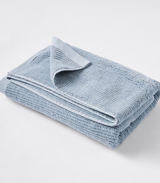 Classic Ribbed Bath Towel