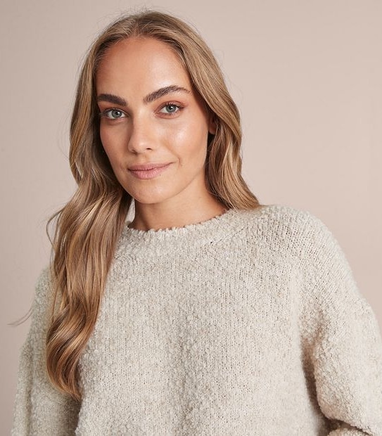 Boucle Crew Neck Jumper