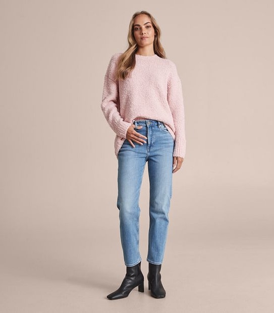 Boucle Crew Neck Jumper