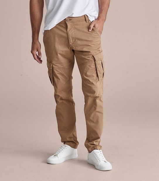 Slim Cargo Pants - Cocoa Brown