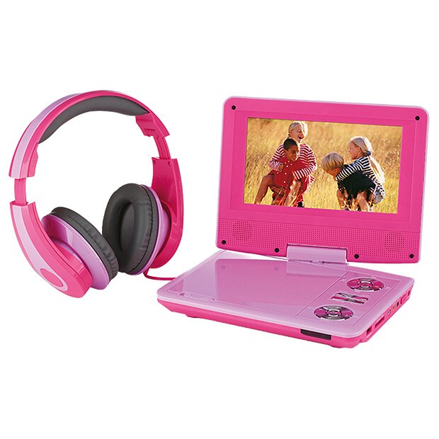 Target 7" Portable DVD Player PDVD768A Pink lowerSpendings