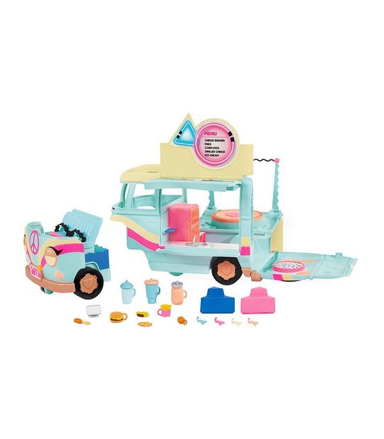 L.O.L. Surprise! 5-N-1 Grill & Groove Camper&trade; Fully-Furnished Playset with Multiple Surprises