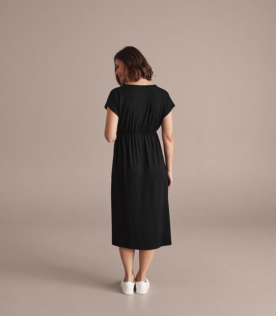 Maternity Shirred Waist Dress
